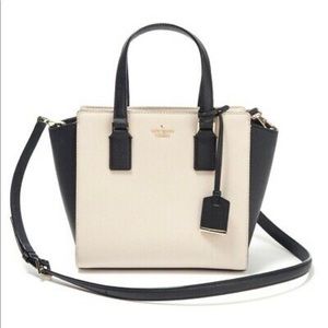 NWT Kate Spade black/cream purse
